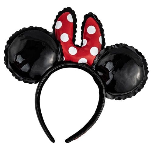 LOUNGEFLY DISNEY MINNIE MOUSE BALLOON EARS WITH BOW TRAK ZA LASE 671803365261