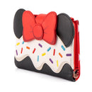 LOUNGEFLY DISNEY MINNIE SWEETS COLLECTION FLAP DENARNICA 671803386624