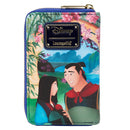 LOUNGEFLY DISNEY MULAN CASTLE ZIP AROUND DENARNICA 671803404557