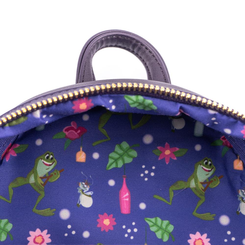 LOUNGEFLY DISNEY PRINCESS AND THE FROG TIANA'S PALACE MINI NAHRBTNIK 671803383036