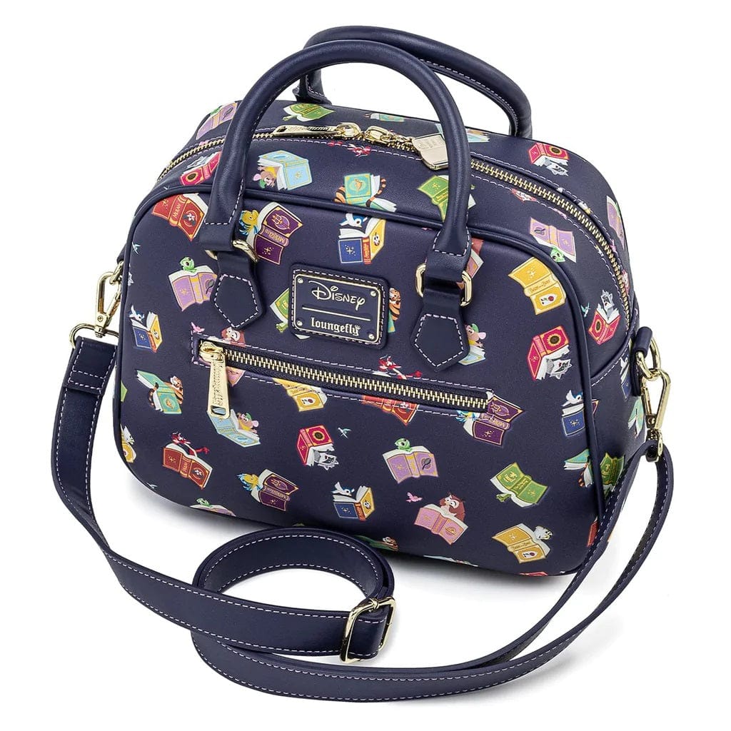 LOUNGEFLY DISNEY PRINCESS BOOKS AOP CROSSBODY TORBA 671803363366