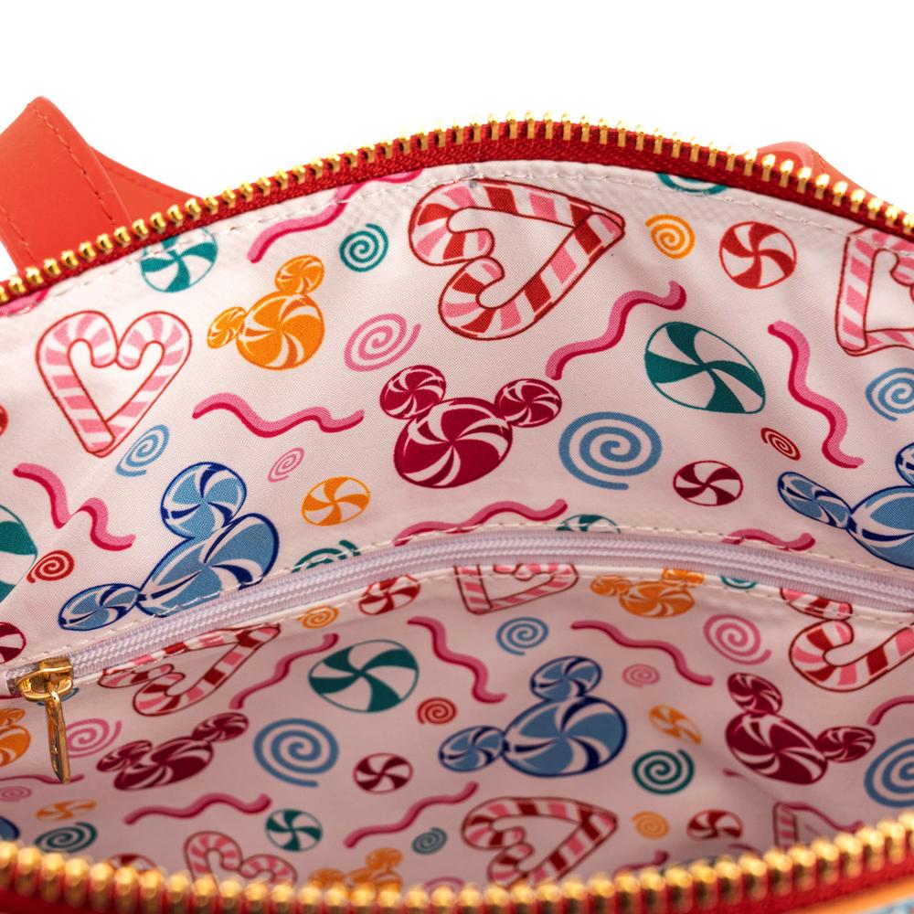 LOUNGEFLY DISNEY SEASONAL GINGER BREAD AOP CROSSBODY TORBA 671803383296