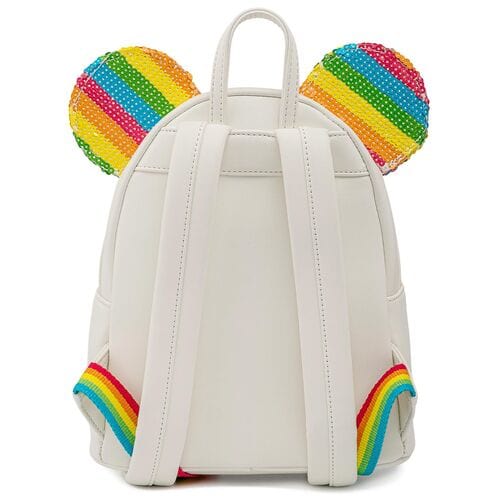 LOUNGEFLY DISNEY SEQUIN RAINBOW MINNIE MINI NAHRBTNIK 671803372467
