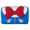 LOUNGEFLY DISNEY SNOW WHITE COSPLAY BOW ZIP AROUND DENARNICA 671803403741