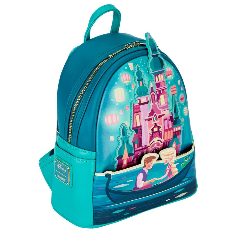 LOUNGEFLY DISNEY TANGLED PRINCESS CASTLE MINI NAHRBTNIK 671803403772