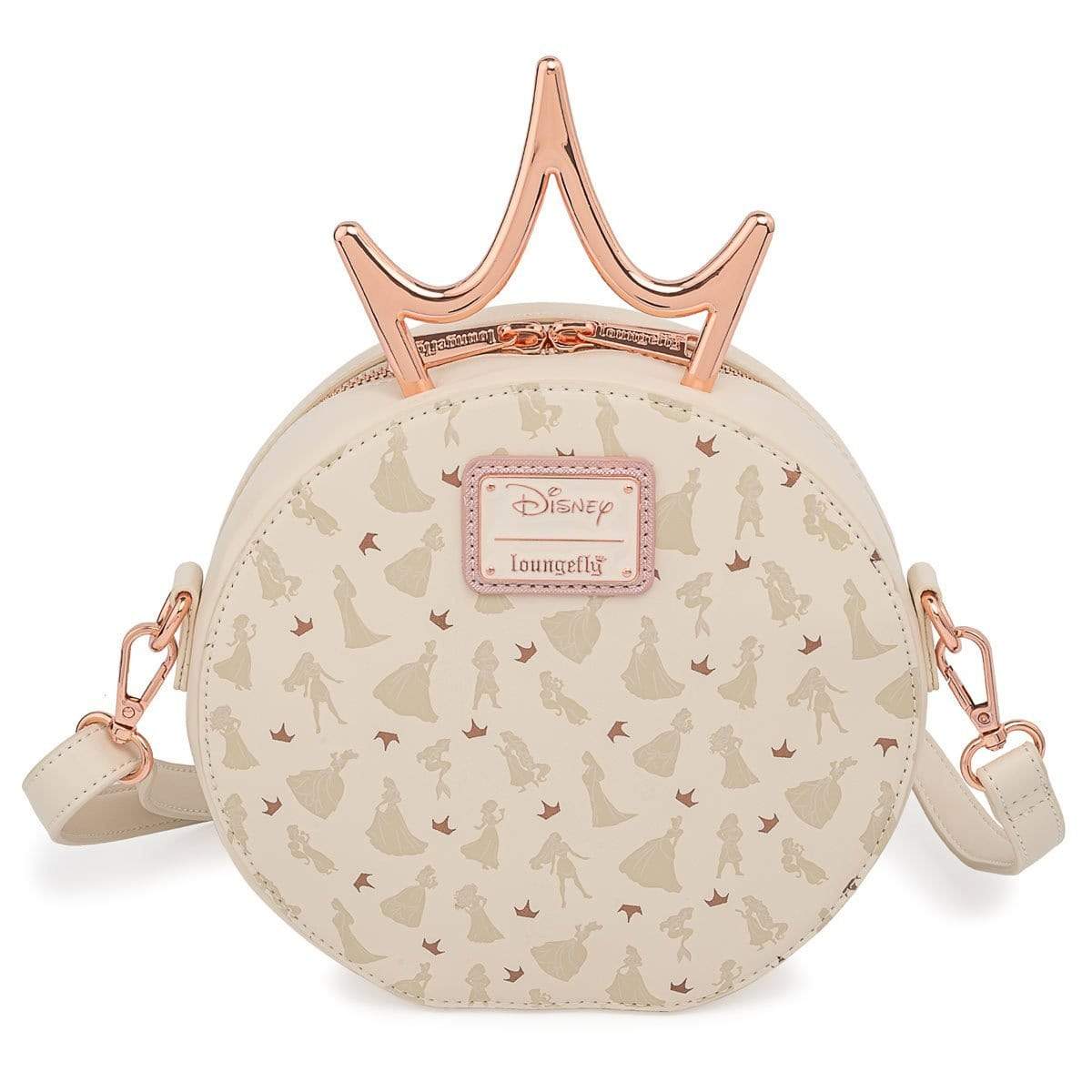 LOUNGEFLY DISNEY ULTIMATE PRINCESS METAL CROWN TORBA 671803378261