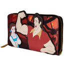 LOUNGEFLY DISNEY VILLAINS SCENE GASTON ZIP AROUND DENARNICA 671803403697