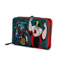 LOUNGEFLY DISNEY VILLAINS SCENE SERIES QUEEN OF HEARTS ZIP AROUND DENARNICA 671803399846