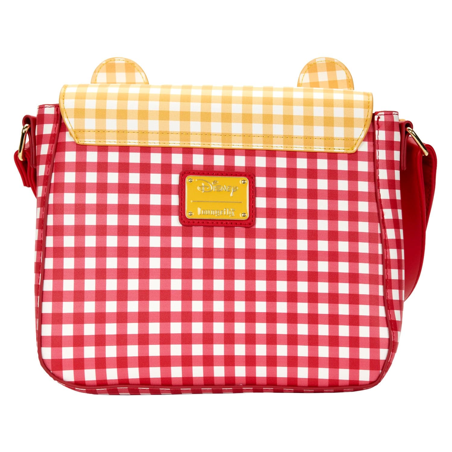 LOUNGEFLY DISNEY WINNIE THE POOH GINGHAM CROSSBODY TORBA 671803404960