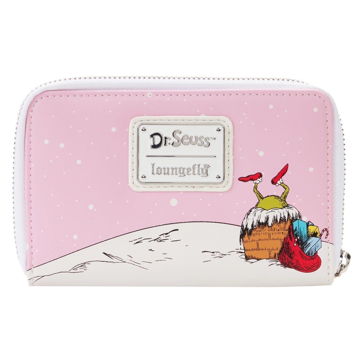 LOUNGEFLY DR. SEUSS THE GRINCH LOVES THE HOLIDAYS ZIP AROUND DENARNICA 671803382602