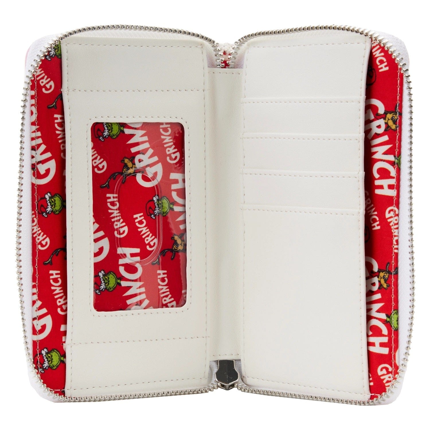 LOUNGEFLY DR. SEUSS THE GRINCH LOVES THE HOLIDAYS ZIP AROUND DENARNICA 671803382602