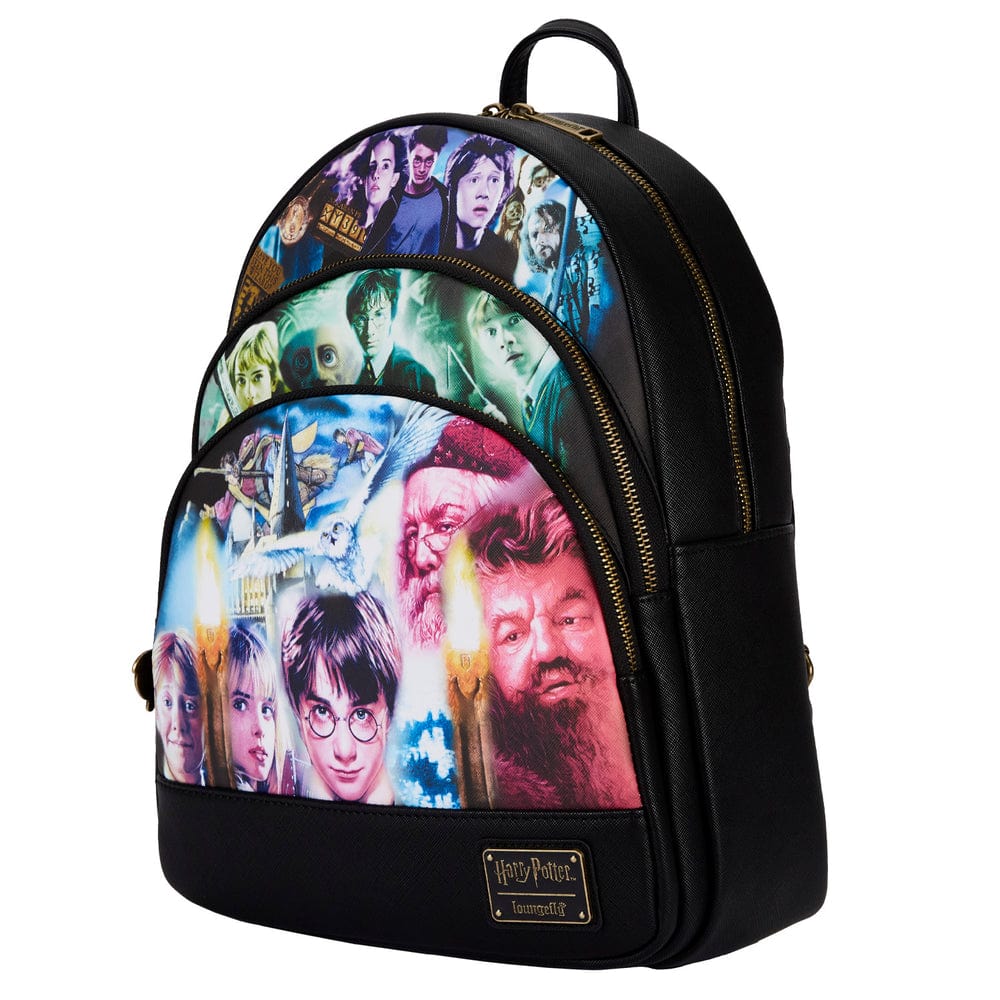 LOUNGEFLY HARRY POTTER TRILOGY TRIPLE POCKET MINI NAHRBTNIK 671803404458