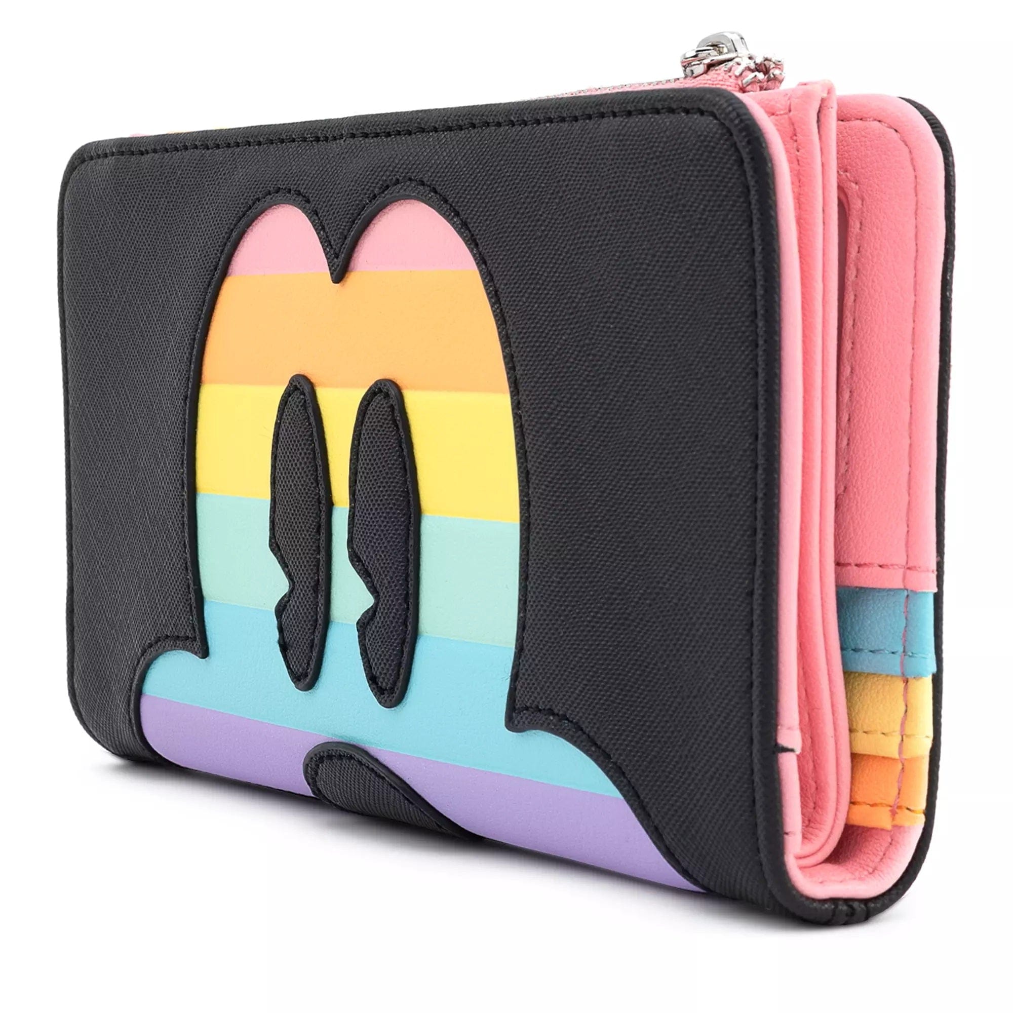 LOUNGEFLY LF DISNEY MICKEY MOUSE PASTEL RAINBOW DENARNICA 671803310827