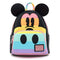 LOUNGEFLY LF DISNEY MICKEY MOUSE PASTEL RAINBOW MINI BACKPACK 671803310803