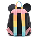 LOUNGEFLY LF DISNEY MICKEY MOUSE PASTEL RAINBOW MINI BACKPACK 671803310803