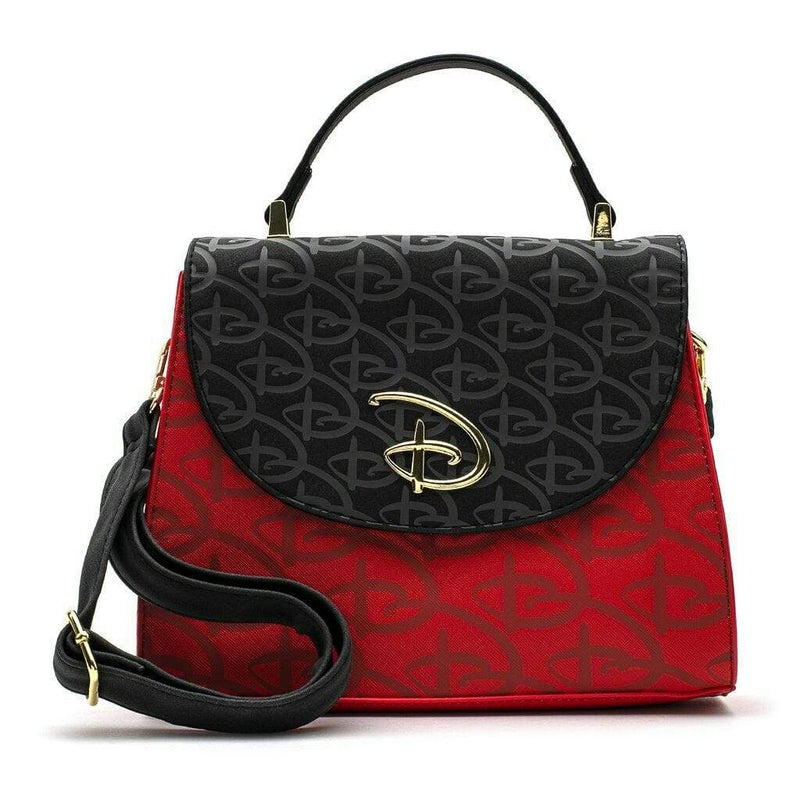 LOUNGEFLY LF RED/BLK DISNEY LOGO DEBOSSED TORBICA 671803308701