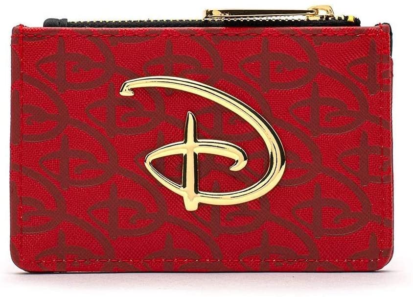 LOUNGEFLY LF RED/BLK DISNEY LOGO DROBIŽNICA 671803308756