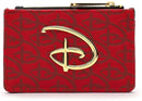 LOUNGEFLY LF RED/BLK DISNEY LOGO DROBIŽNICA 671803308756