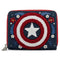 LOUNGEFLY MARVEL CAPTAIN AMERICA 80TH ANNIVERSARY FLORAL SHEILD DENARNICA 671803378520