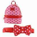 LOUNGEFLY MINNIE MOUSE DOTS AOP BOW FANNY PACK MINI NAHRBTNIK 671803355736