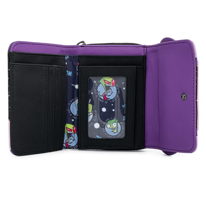 LOUNGEFLY NICKELODEON INVADER ZIM GIR BEE DENARNICA 671803362550