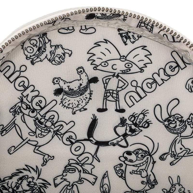 LOUNGEFLY NICKELODEON NICK REWIND GANG AOP MINI NAHRBTNIK 671803346512