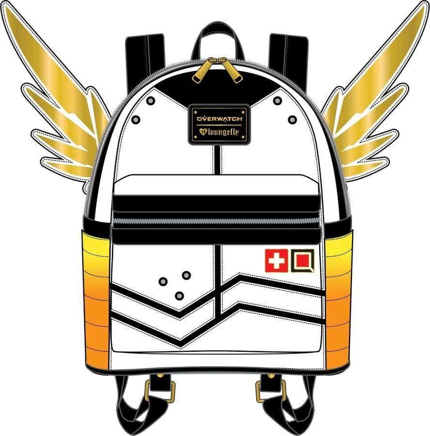 LOUNGEFLY OVERWATCH MERCY MINI, NAHRBTNIK 671803198531