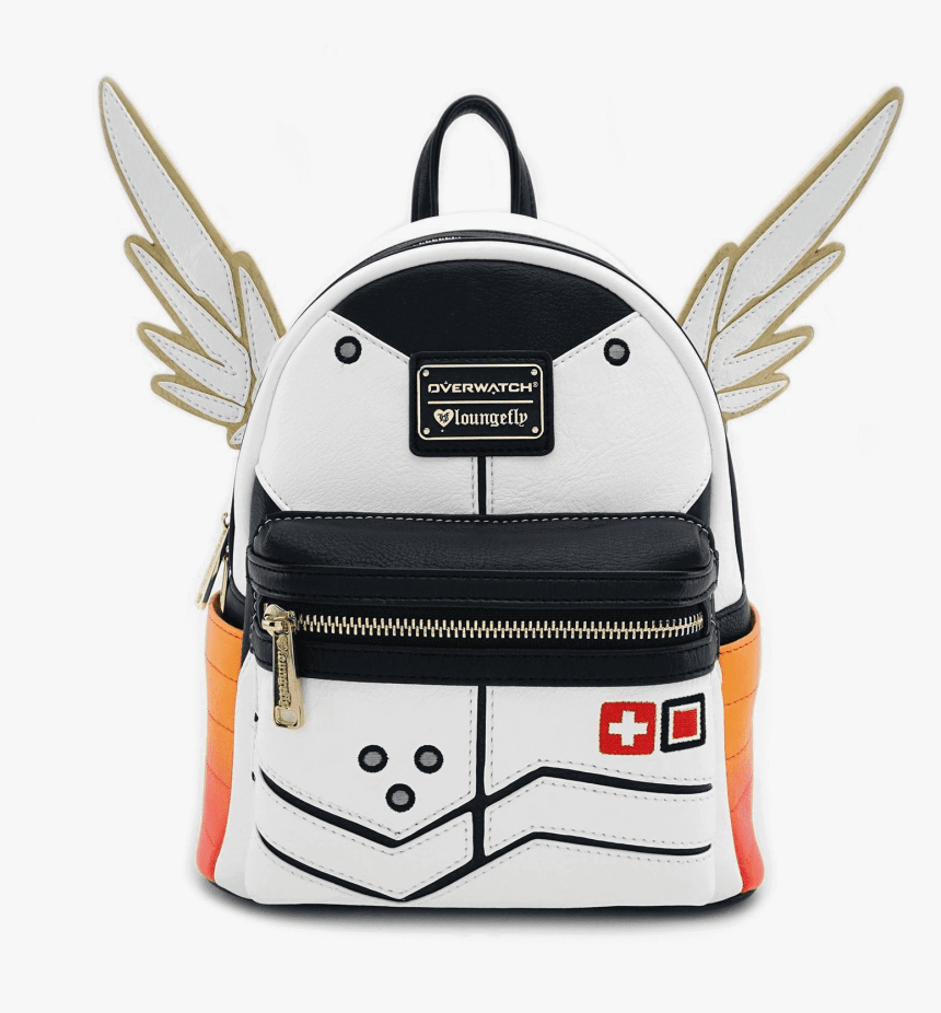 LOUNGEFLY OVERWATCH MERCY MINI, NAHRBTNIK 671803198531
