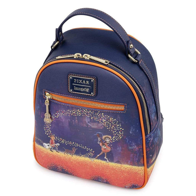 LOUNGEFLY PIXAR COCO MARIGOLD BRIDGE MINI NAHRBTNIK 671803380172