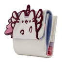 LOUNGEFLY PUSHEEN UNICORN PLUSH FLAP ZIP DENARNICA 671803373112