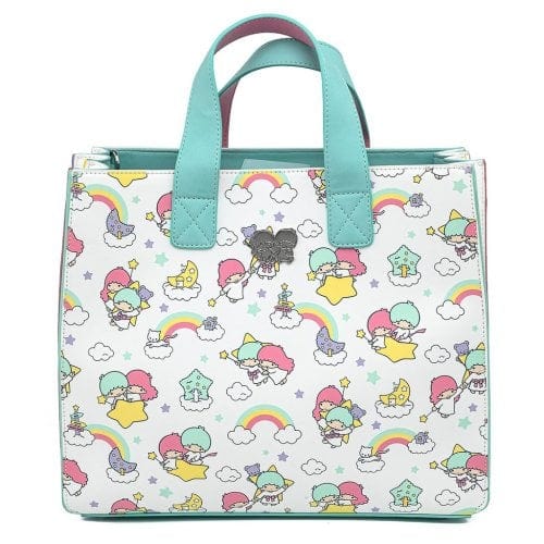 LOUNGEFLY SANRIO LITTLE TWIN STARS RAINBOW AOP CROSSBODY TORBICA 671803361270