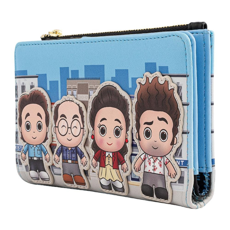 LOUNGEFLY SEINFELD CHIBI CITY FLAP DENARNICA 671803369948