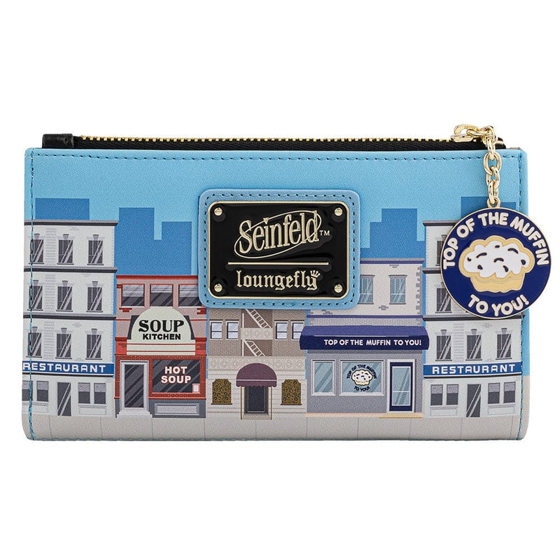 LOUNGEFLY SEINFELD CHIBI CITY FLAP DENARNICA 671803369948