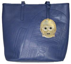 LOUNGEFLY STAR WARS R2D2 C3PO TOTE BAG 671803259935