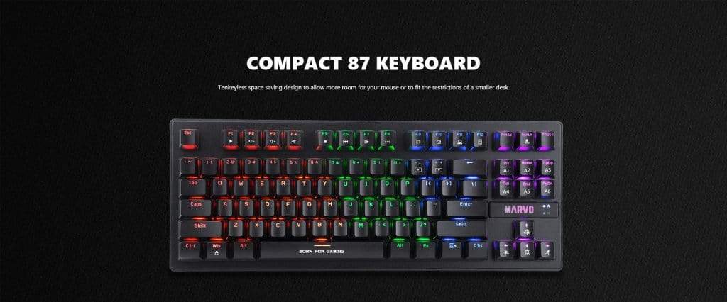 MARVO KG901 RGB MEHANSKA TIPKOVNICA 6932391920954