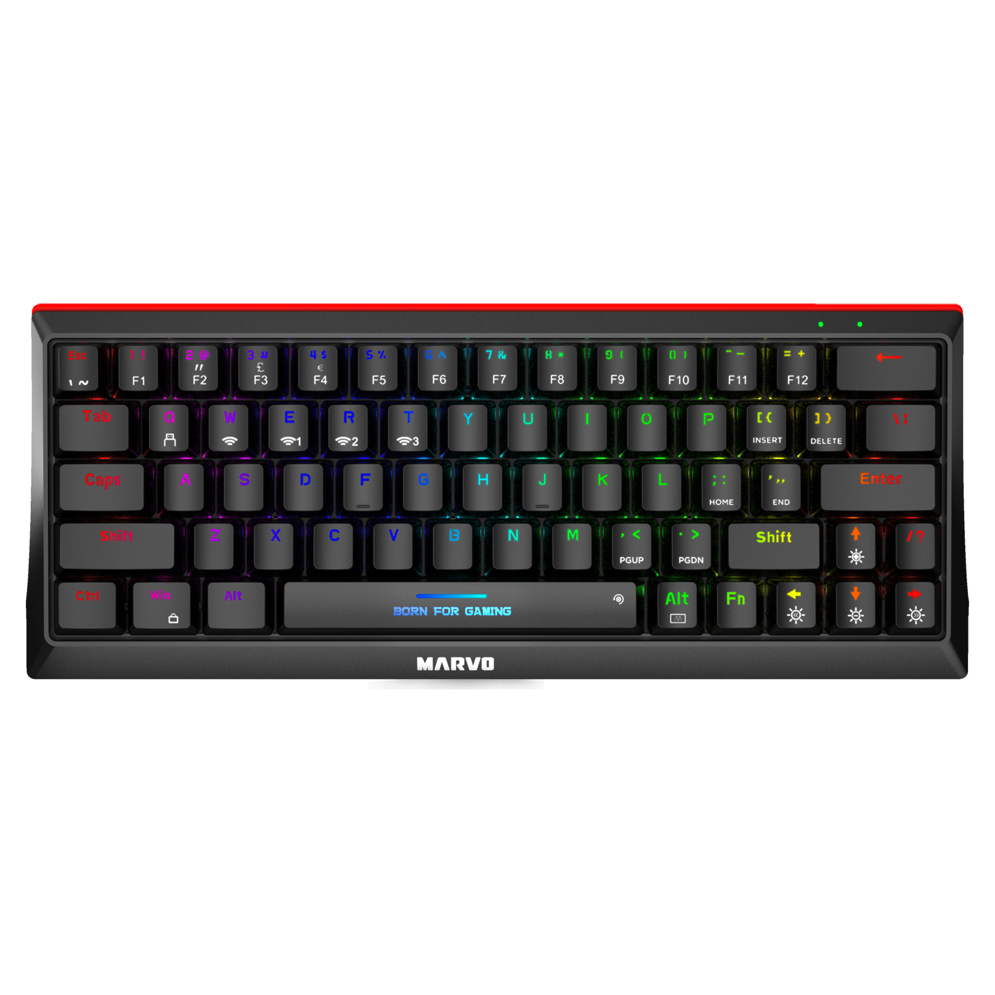 MARVO KG962W MECHANICAL GAMING BREZŽIČNA TIPKOVNICA 6932391925454