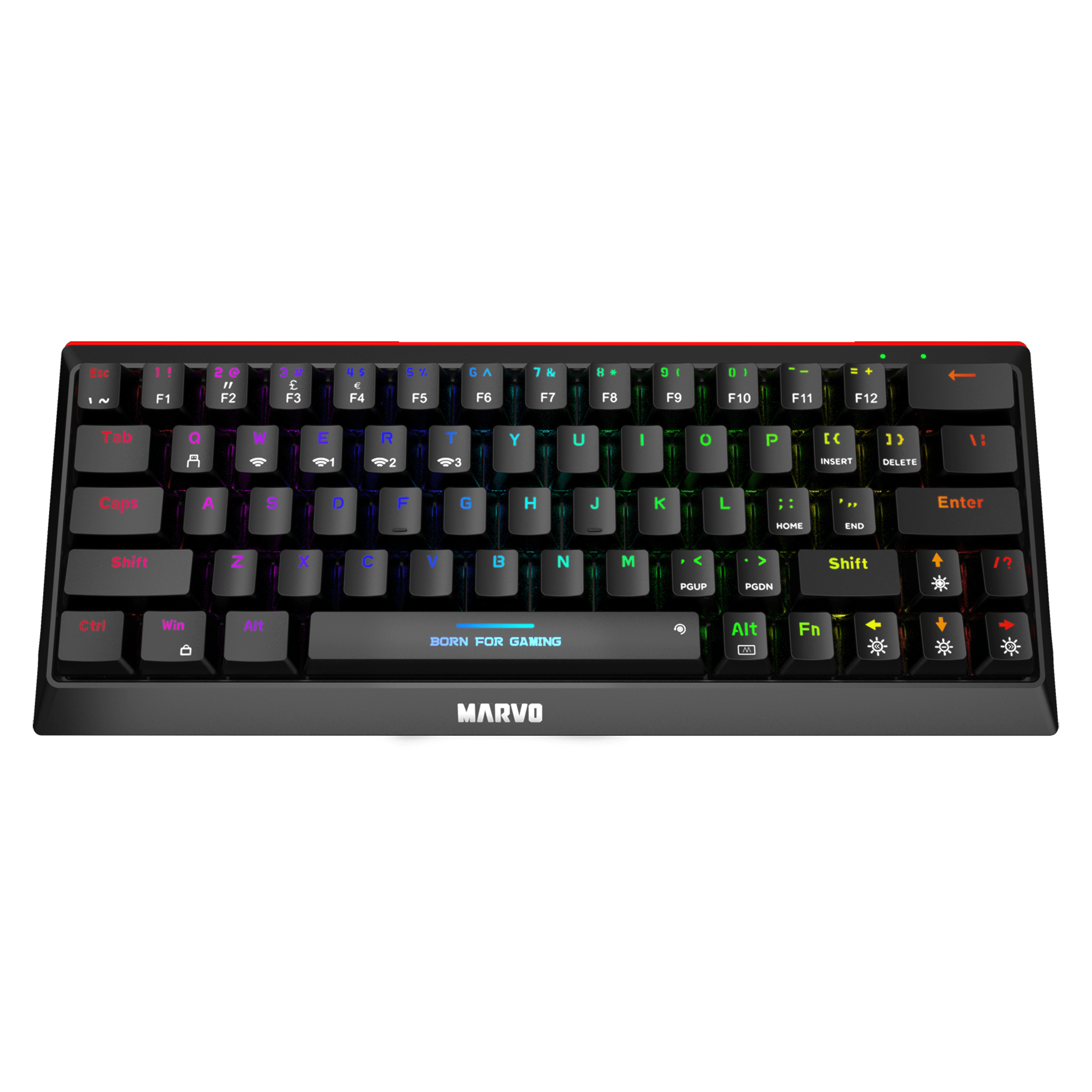 MARVO KG962W MECHANICAL GAMING BREZŽIČNA TIPKOVNICA 6932391925454