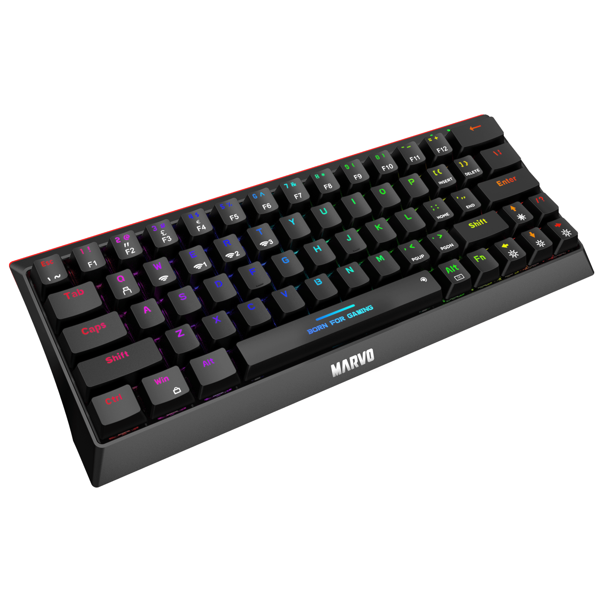 MARVO KG962W MECHANICAL GAMING BREZŽIČNA TIPKOVNICA 6932391925454