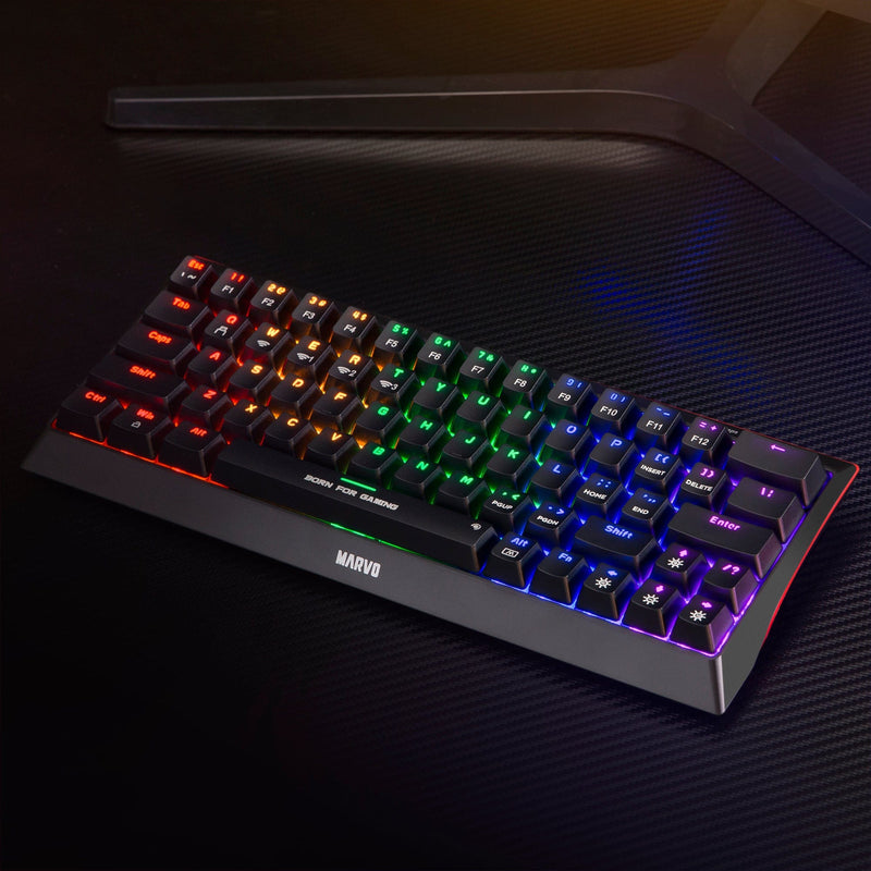MARVO KG962W MECHANICAL GAMING BREZŽIČNA TIPKOVNICA 6932391925454