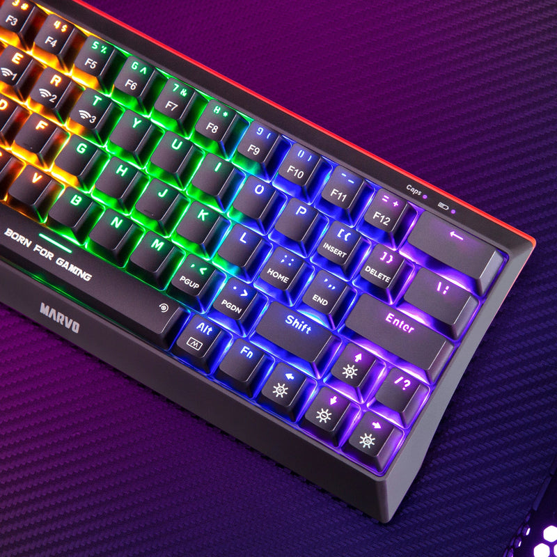 MARVO KG962W MECHANICAL GAMING BREZŽIČNA TIPKOVNICA 6932391925454