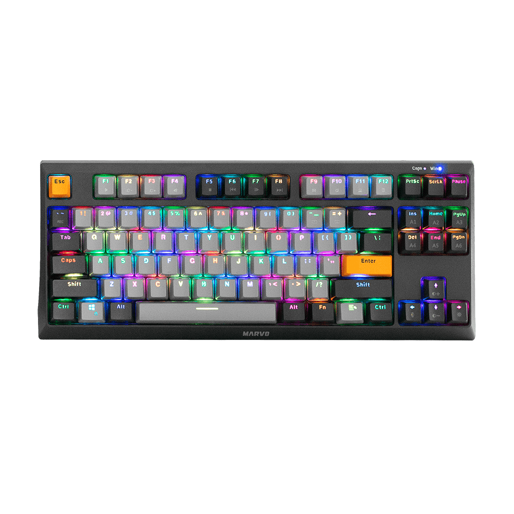 MARVO KG980B EN-B  ŽIČNA GAMING TIPKOVNICA 6932391926697