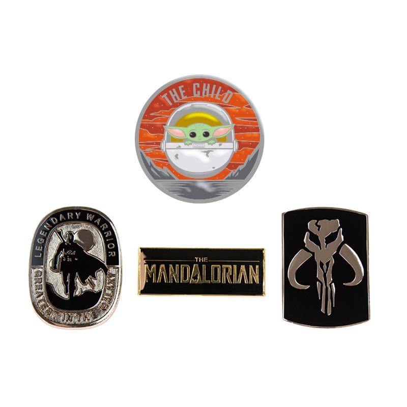 MERCHANDISE MANDALORIAN PIN BADGE SET 5056280415381