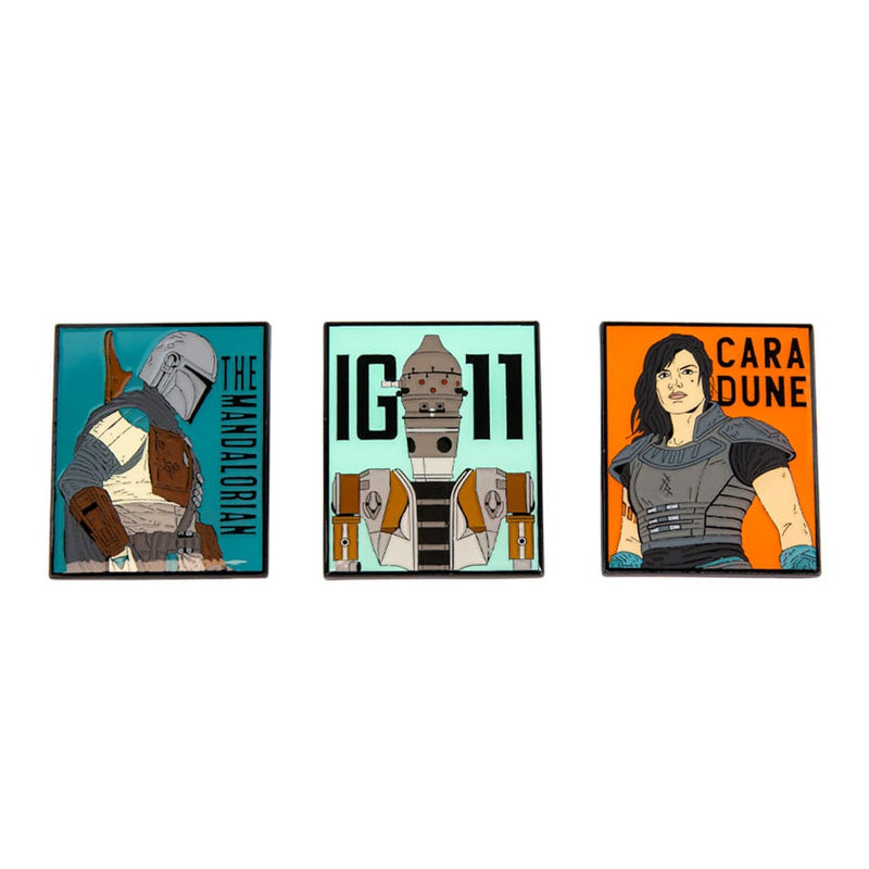 MERCHANDISE MANDALORIAN PIN BADGE SET 5056280415381