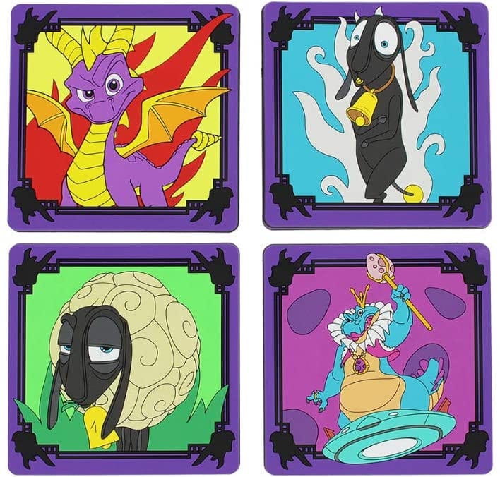 MERCHANDISE OFFICIAL SPYRO THE DRAGON, SILIKONSKI PODSTAVKI 5056280402169