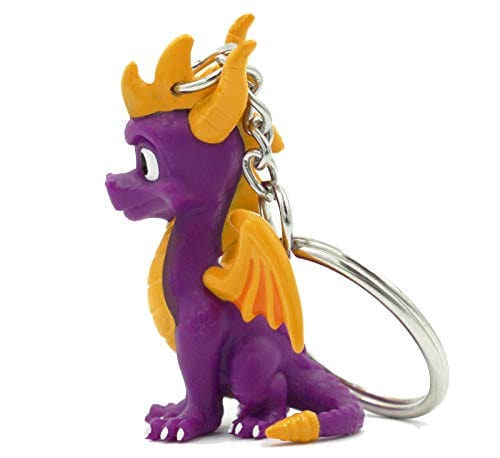 MERCHENDISE OFFICIAL SPYRO THE DRAGON 3D KEYRING  NUMSKULL 5060576842812