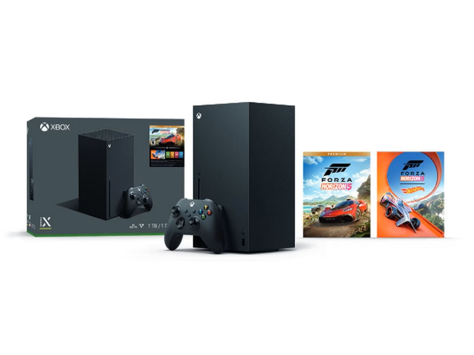 MICROSOFT CONSOLE XBOX SERIES X BLACK 1TB - FORZA HORIZON 5 BUNDLE 196388146444