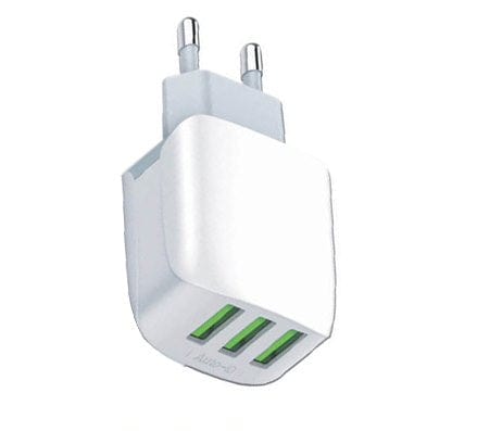 MOYE VOLTAIC USB CHARGER 3 PORTS 5V/3.4A 17W WHITE + USB C CABLE 8605042603978
