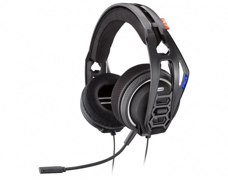 Nacon | RIG 400HS PS4/PS5 žične gaming stereo slušalke za PS4 in PS5 - ČRNE BARVE 5033588048527