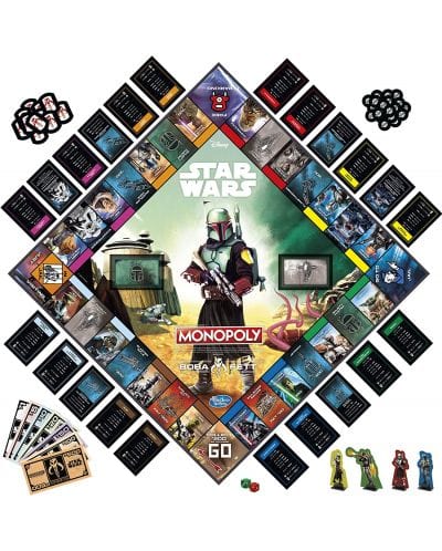 NAMIZNA DRUŽABNA IGRA MONOPOLY STAR WARS BOBA FETT EDITION 5010994118976