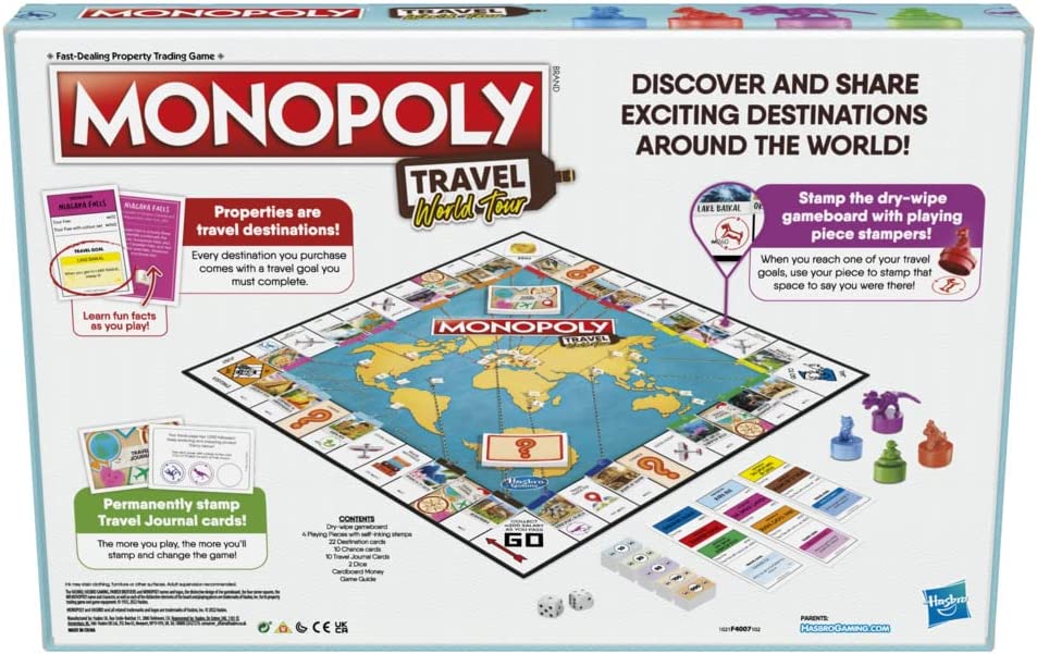 NAMIZNA DRUŽABNA IGRA MONOPOLY - TRAVEL WORLD TOUR 5010993951352